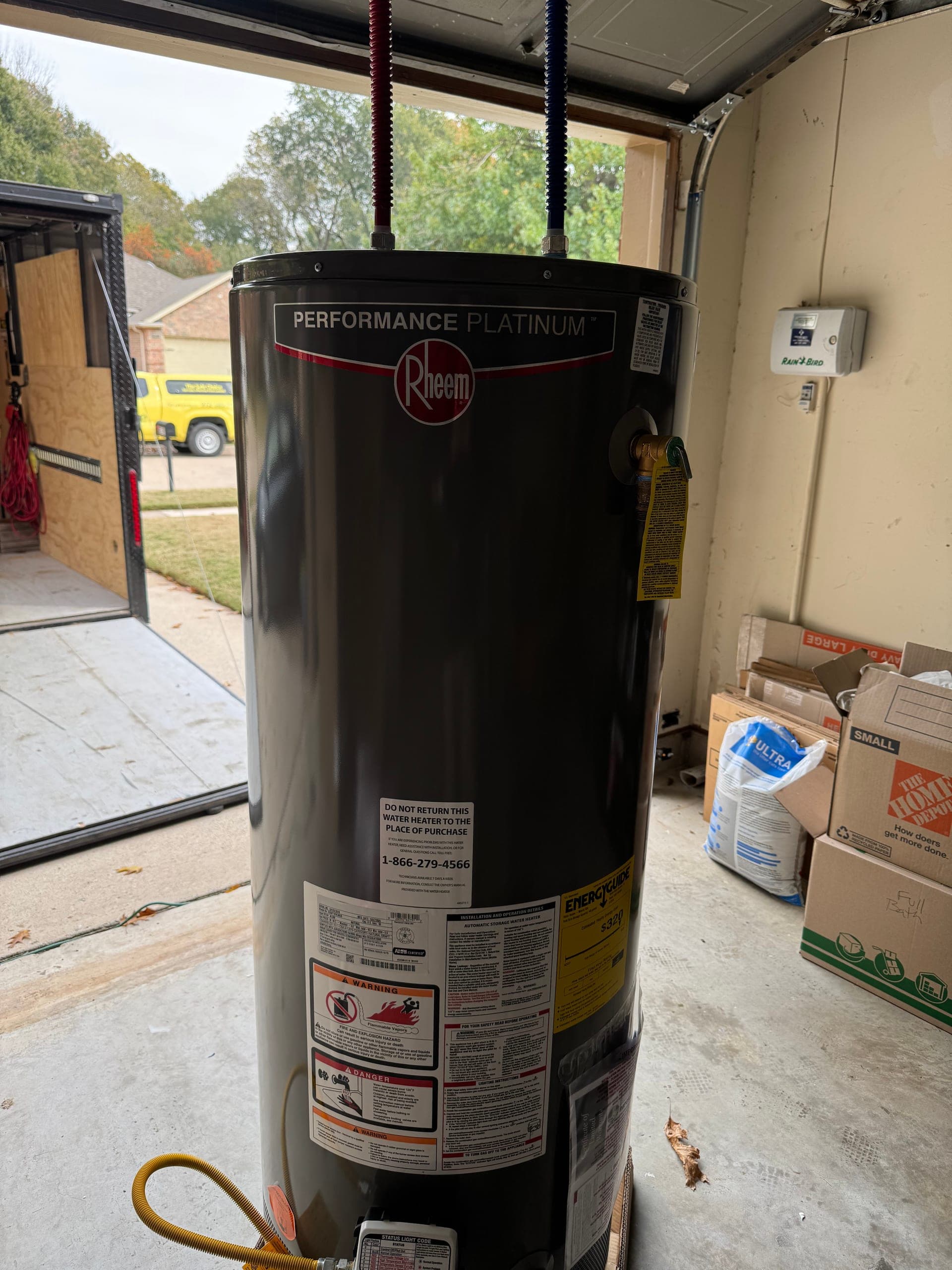 Water heater replacement by Chilton Home Services